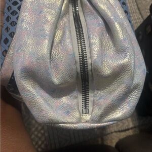 Iridescent Silver Women's Bag